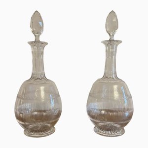 Victorian Decanters, 1880s, Set of 2