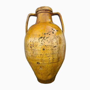 Vaso siciliano in terracotta, fine XIX secolo