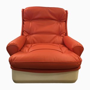 Orange Lounge Chair by Michel Cadestin for Airborne, 1960s