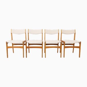 Dining Chairs in Teak by Erik Buch, Set of 4