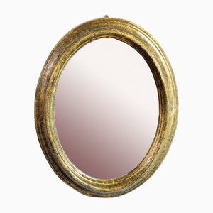 Espejo ovalado dorado, 1960