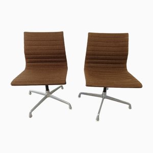 Vintage EA108 Desk Chairs by Charles & Ray Eames for Herman Miller, 1970s, Set of 2