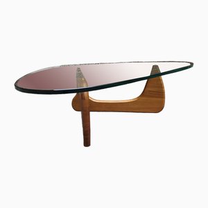 Coffee Table Model IN50 Light Wood Isiao Noguchi by Isamu Noguchi for Cassina, 1990s
