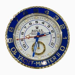 Yacht Master Ii Blue Gold Wall Clock from Rolex