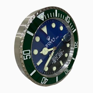 Reloj de pared Sea-Dweller verde de Rolex