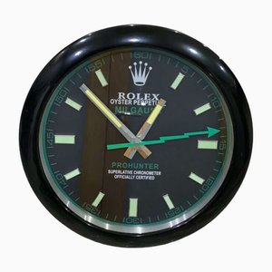 Black Milgauss Wall Clock from Rolex