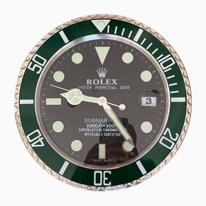 Grüne Submariner Wanduhr von Rolex