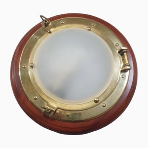 Lampada da soffitto vintage a forma di barca in ottone