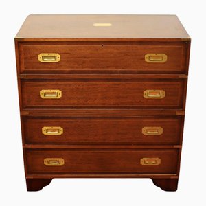 Secretary Military Campaign Chest of Drawers, 1960s