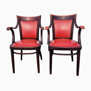 Set of Armchairs by Adolf Loos for Gebrüder Thonet Vienna Gmbh, 1920s