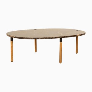 Large Tuk Marble Coffee Table in Dark Brown from Bolia