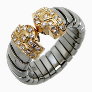Tubogas Diamond Ring from Bvlgari
