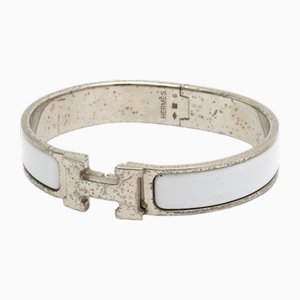 Bracelet Jonc Vintage Blanc de Hermes