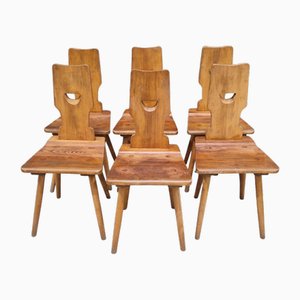 Brutalist Chairs from Torck Publisher, Set of 6