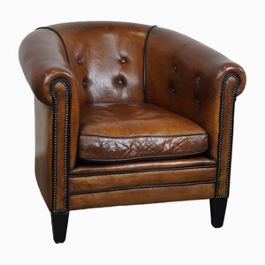 Brown Padded Club Chair
