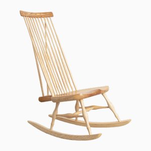 Windsor Rocking Chair in Ash by Peter Quarmby