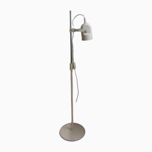 Vintage Multi-Adjustable German Floor Lamp in White Metal and Plastic from Brilliant, 1980s