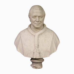 Portrait of a Prelate, 20th Century, Plaster Sculpture