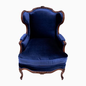 Antique French Winged Armchair, 1910