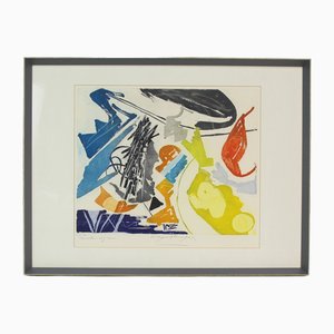Composition, 1970s, Print, Framed