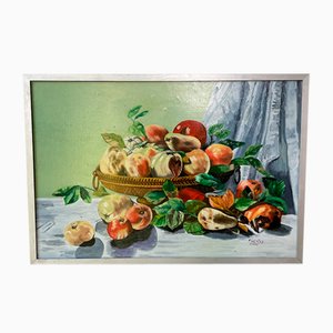 Fuentes, Fruit, Oil Painting, 2000s, Framed