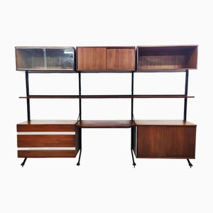 Three-Module Bookcase by Ico and Luisa Parisi for Mim, 1958