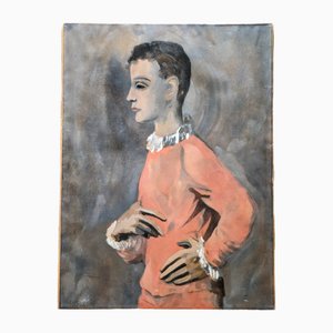 Pablo Picasso, El joven arlequín, Litografía original