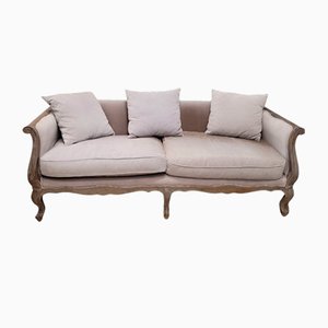 21st Century Sofa in Gray Velvet, France