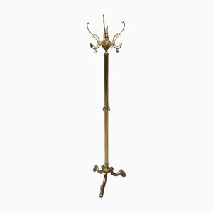 Brass Coat Stand with Rotating Crown