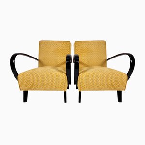 Type C Armchairs by Jindřich Halabala for Up Zavody, 1940s, Set of 2