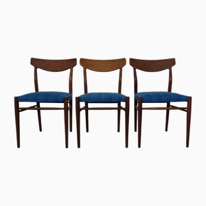 Teak Chairs by Gustav Herkströter for Lübke, 1960s, Set of 3