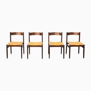 Dining Chairs Nr. 104 by G. Frattini for Cassina, 1961, Set of 4