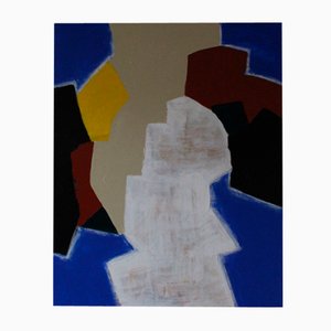 Bodasca d'après Poliakoff, Composition Abstraite, Acrylique et Pastel