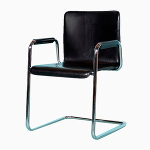 Chromed Cantilever Armchair from Linea Veam, 1980s