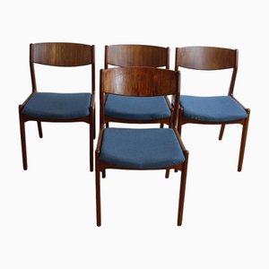 Vintage Teak Dining Chairs from Sorø Stolefabrik, Denmark, 1960s, Set of 4