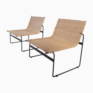 Lounge Chairs attributed to Gregorio Vicente Cortes and Luis Onsurbe for Metz & Co, 1961, Set of 2