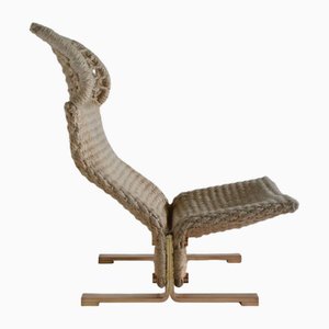 Mid-Century Knitted Armchair by Marzio Cecchi, 1970s