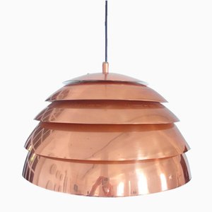 Early Pendant in Copper by Hans-Agne Jakobsson for Markaryd, Sweden, 1958