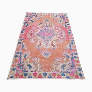 Tapis Oushak en laine, tapis Fletweave, tapis Home Decor, tapis turc, tapis en laine, tapis, pastel, 1960