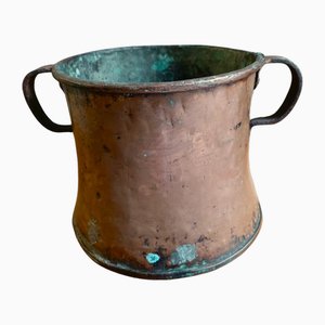 French Copper Cauldron, 18th Century