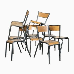 Französische Stühle Mullca School von Mullca, 30 Set
