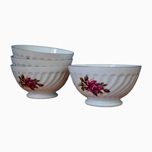 Bohemian Earthenware Bowls from Sarreguemines, 1940s