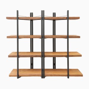 Artisan Bookcase in Iron and Wood