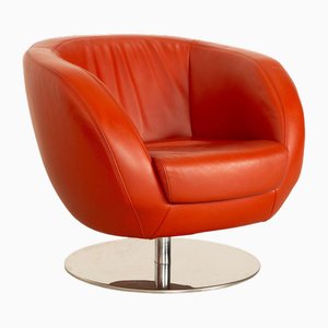 Pearl Leather Armchair in Red from Koinor
