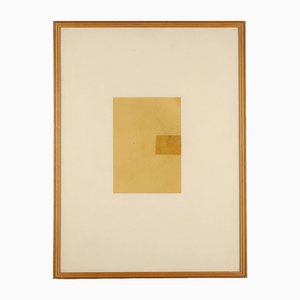 Luca Caccioni, Composition, 1991, Mixed Media on Paper, Framed