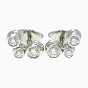 Boucles d'Oreilles Bubble en Diamants et Platine de Tiffany, Set de 2