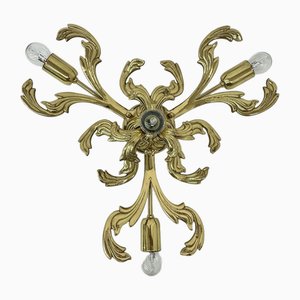 Brass Ceiling Lamp by C. S. Arte, Italy, 1970s
