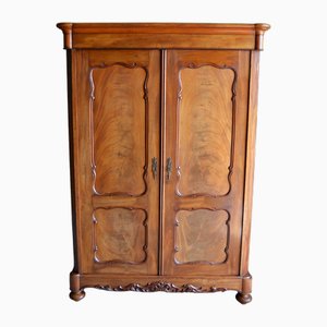 Alacena Biedermeier de caoba, 1880