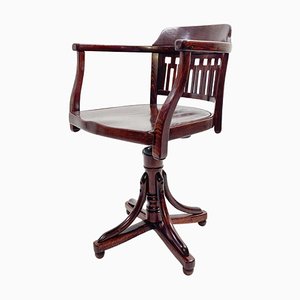 Bentwood Office Chair attributed to Otto Wagner for Thonet, 1930s