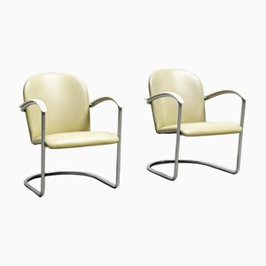 Lounge Chairs Model 414 by Wh Gispen Model 414, 1930s, Set of 2